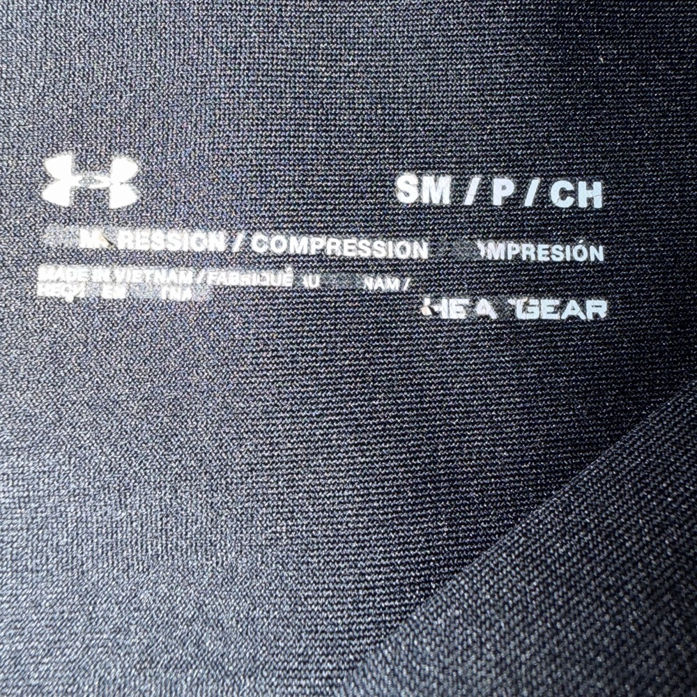Under Armour Black Women's Performance Leggings with Logo Size Small - Picture 4 of 4